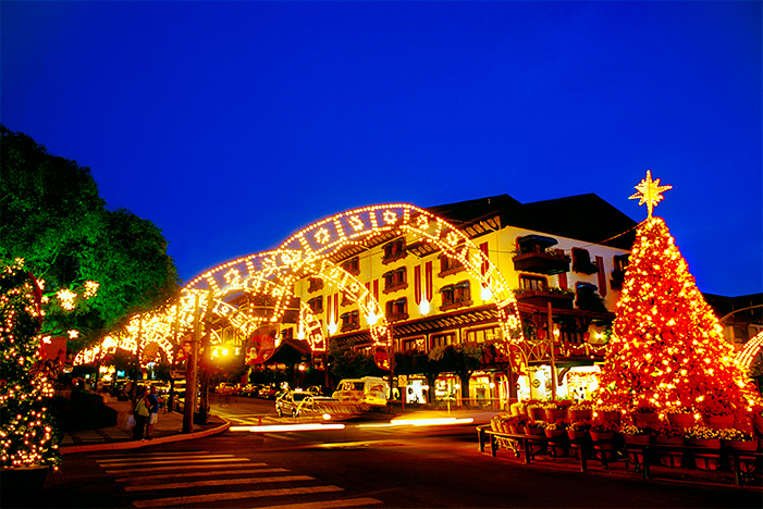 Natal no centro de Gramado