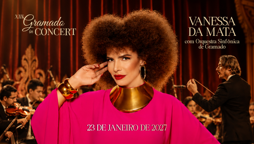 Vanessa da Mata com a Orquestra Sinfônica de Gramado — 23 de janeiro de 2027, XIII Gramado in Concert